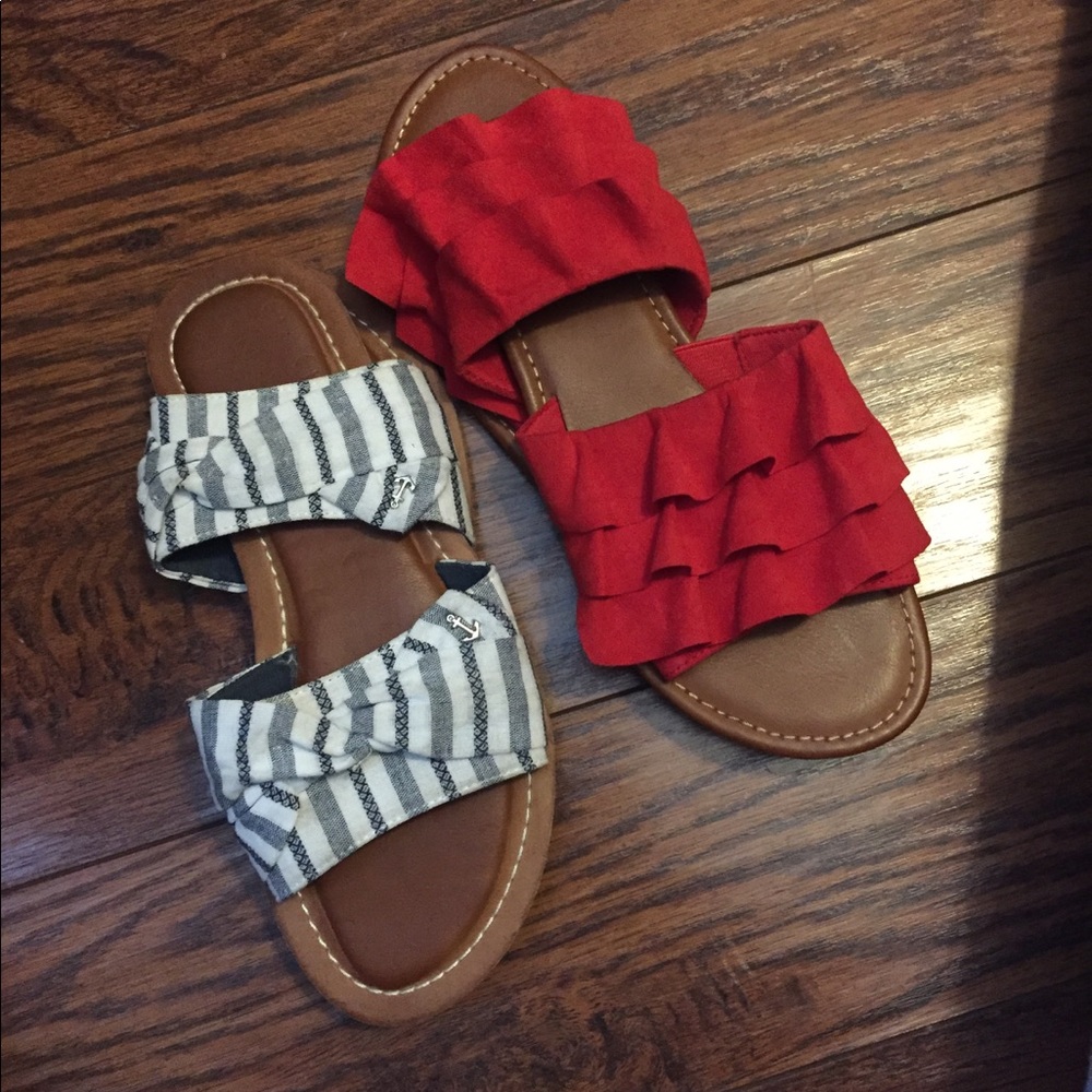 Nautica & Arizona Jeans Slides